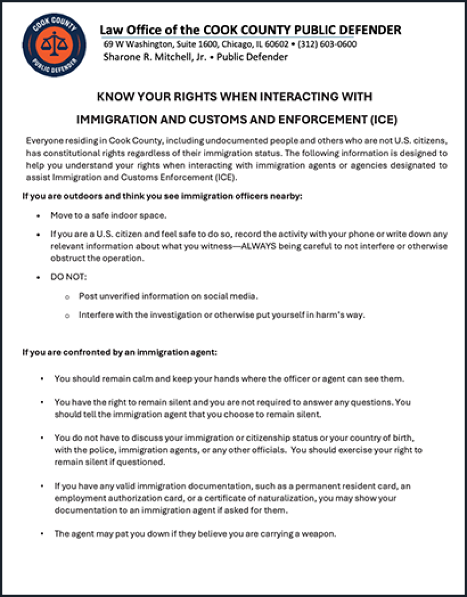 Know Your Rights When Interacting With Immigration And Customs And ...